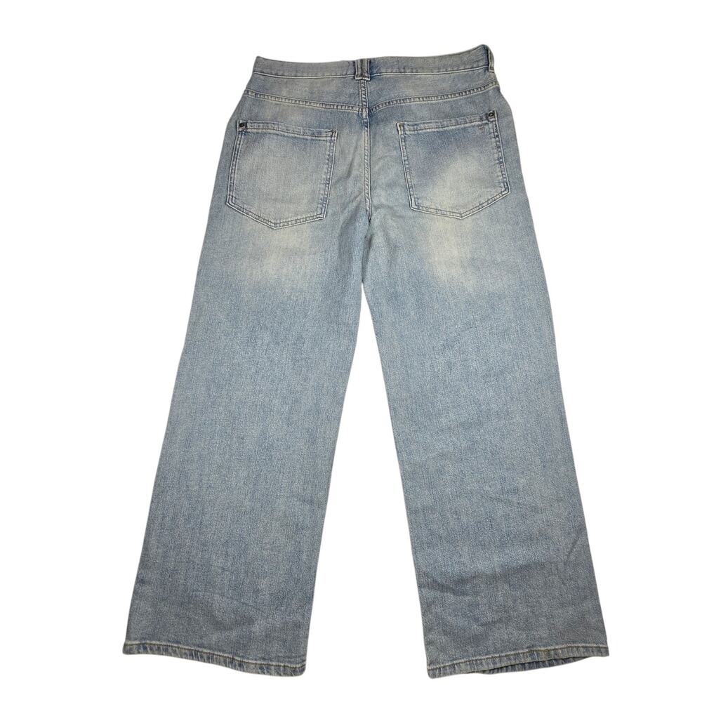 Pilcro by Anthropologie Women's Wide Leg Jeans Size 30P Light Wash Soft Denim - Picture 4 of 12
